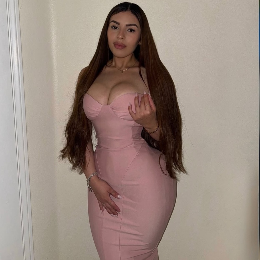 Pink Bodycon Dress